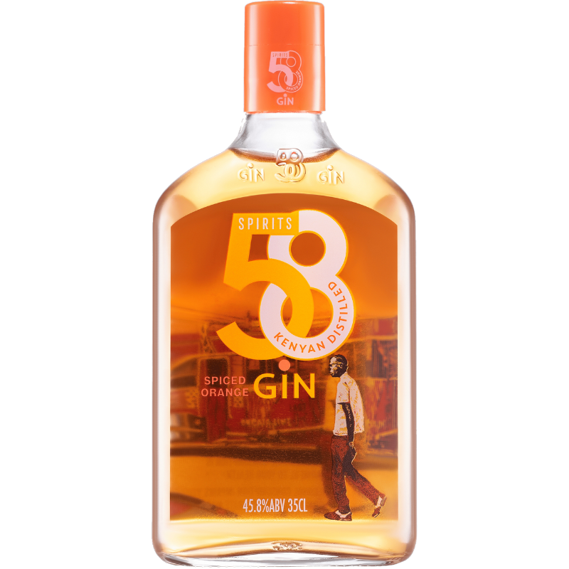 58 SPICED ORANGE GIN 350ML